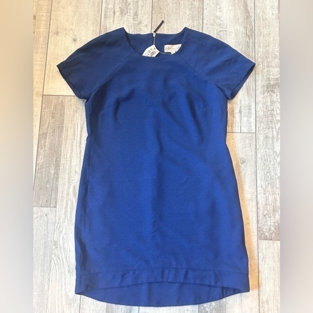 Philosoph Navy Blue‎ Dress Size 8 NWT